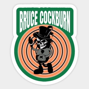 Bruce Cockburn // Street Sticker